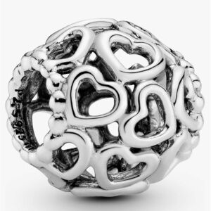Pandora sterling silver Heart Charm Bead